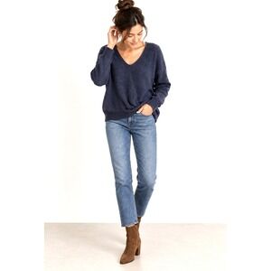NEW! Inhabit Cashmere Sweater Relaxed Dark Blue SZ M